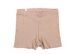 Wheat rib shorts rose dawn